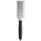 Olivia Garden Essential Style Double Tunnel Nylon Bristle Silver