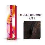 Wella Color Touch Deep Browns 60ml - 4/71 Classic Medium Brunette Ash Brown