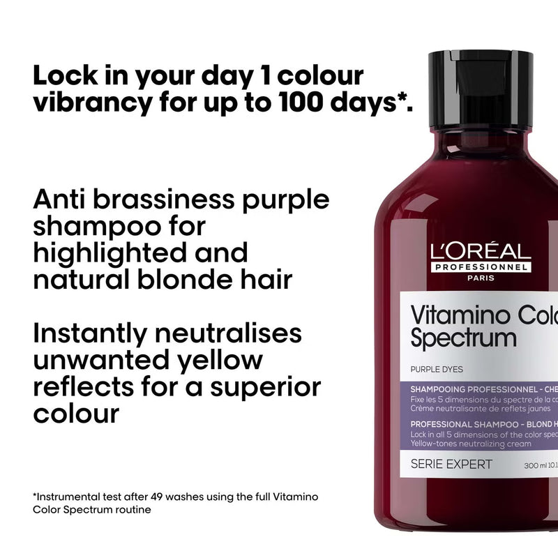 L'Oréal Professionnel Vitamino Color Spectrum Purple Tinted Shampoo 300ml