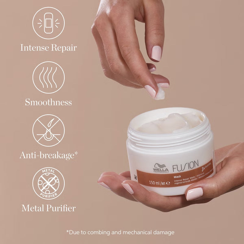Wella Professionals Fusion Intense Repair Hair Mask for Damaged Hair 500ml