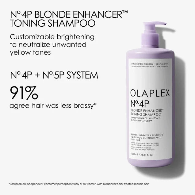 Olaplex No.4P Blonde Enhancer Toning Shampoo 1000ml