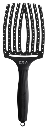 Olivia Garden Fingerbrush Combo Full Black Large