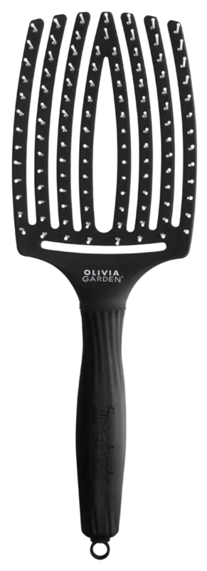 Olivia Garden Fingerbrush Combo Full Black Large