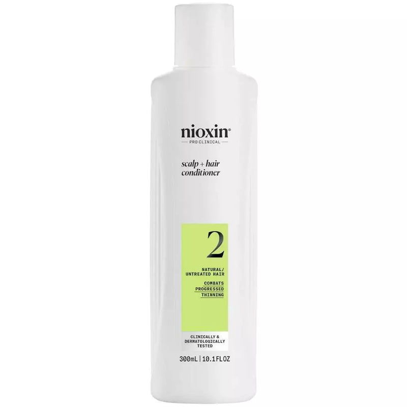 Nioxin System 2 Scalp + Hair Conditioner Progressed Thinning Natural Hair 300ml