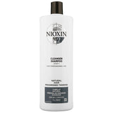 Nioxin System 2 Step 1 Cleanser Shampoo: For Natural Hair With Progressed Thinning 1000ml