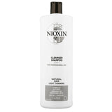 Nioxin System 1 Step 1 Cleanser Shampoo: For Natural Hair With Light Thinning 1000ml